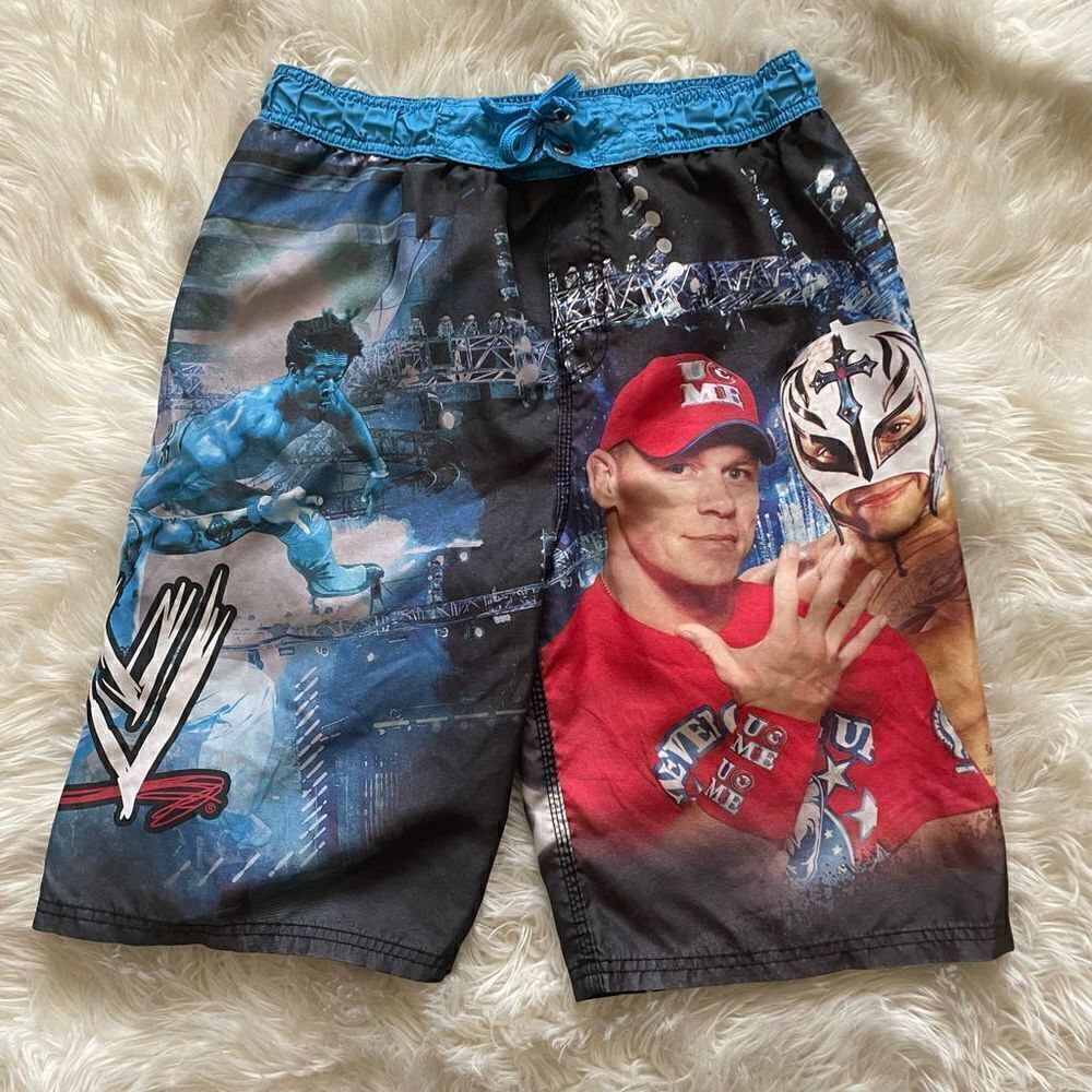 🖤 WWE Swim Trunks Featuring John Cena The Undertaker Boys XL